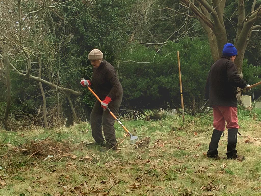 January 2024 ~ Reading Old Cemetery ~ Meadow maintenance