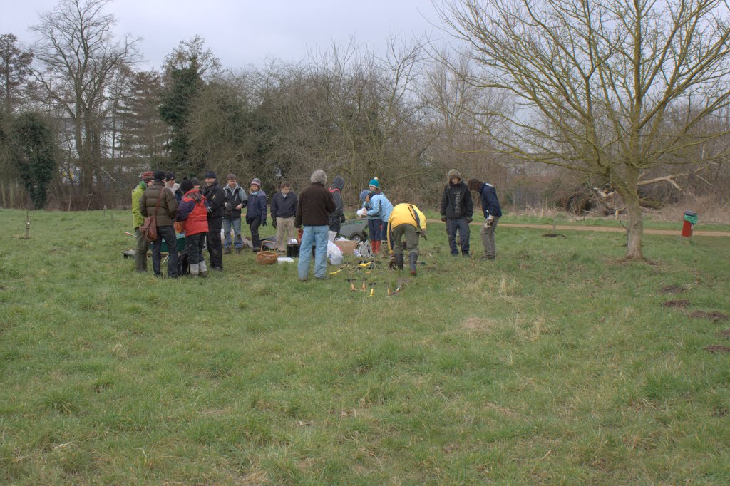 Volunteers preparing to depart